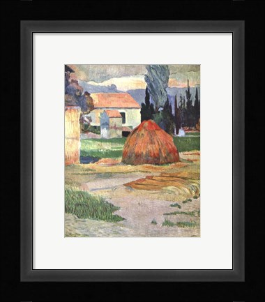 Framed Landscape in Brittany, 1888 Print
