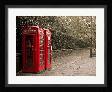 Framed London Scene I Print