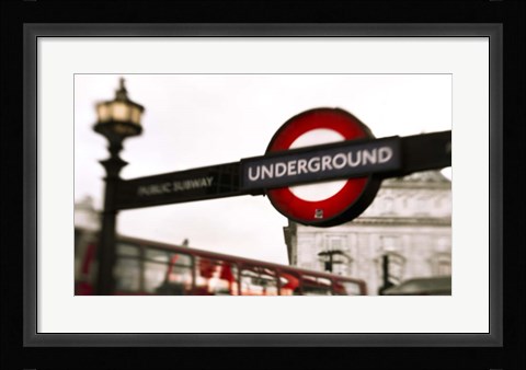 Framed London Scene III Print