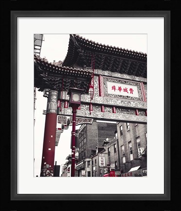 Framed Chinatown Reds II Print