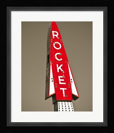 Framed Cafe Rock III Print
