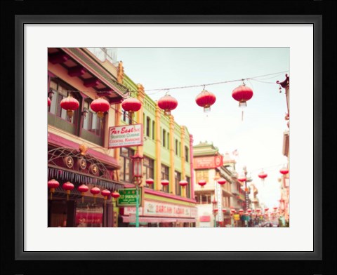 Framed Chinatown Afternoon II Print
