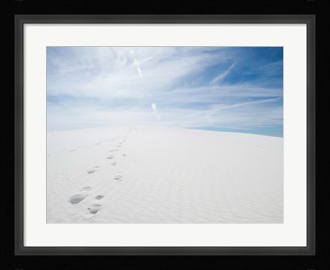 Framed White Dunes I Print