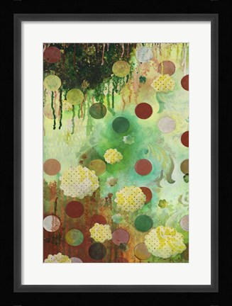 Framed Floating Jade Garden I Print