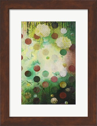 Framed Floating Jade Garden II Print