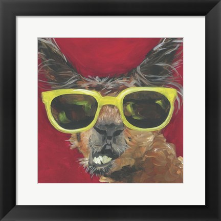 Framed Dapper Animal IV Print