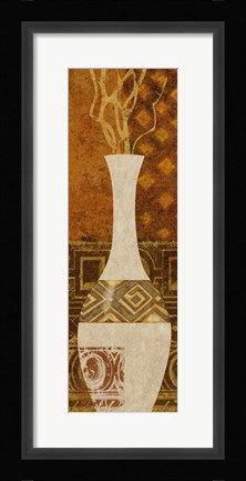 Framed Ethnic Vase I Print