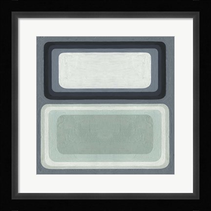 Framed Maritime Color Field I Print