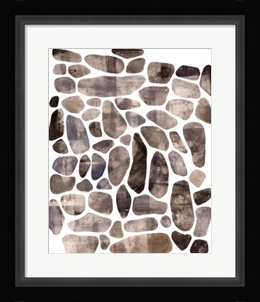 Framed Stepping Stones I Print
