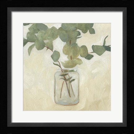 Framed Greenery Still Life II Print