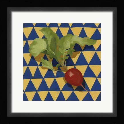 Framed Geo Veggies II Print