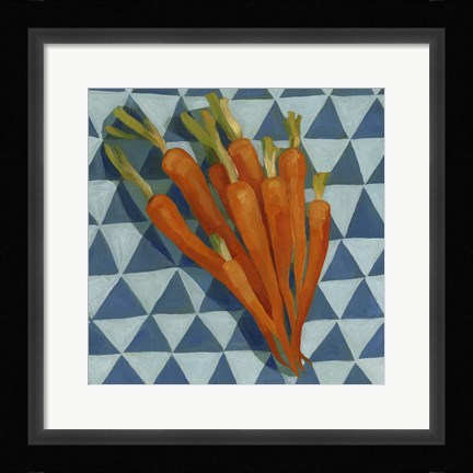 Framed Geo Veggies III Print