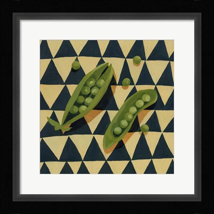 Framed Geo Veggies IV Print