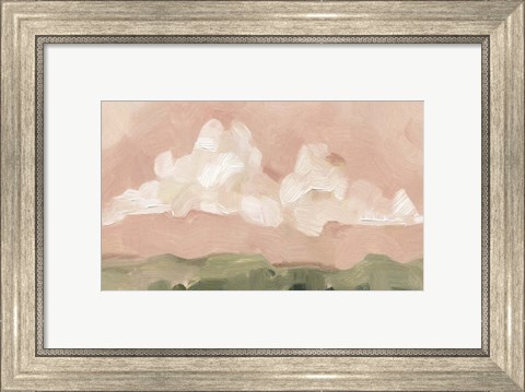 Framed Pink Haze Sunset I Print