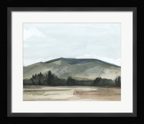 Framed Farmhouse View II Print