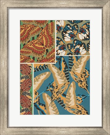 Framed Decorative Butterflies IV Print