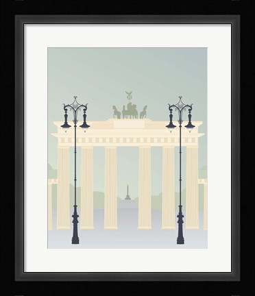 Framed Travel Europe--Brandenburger Print