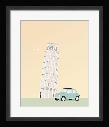 Framed Travel Europe--Pisa Print