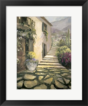 Framed Italian Villa II Print