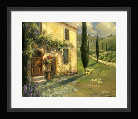 Framed Scenic Italy I Print