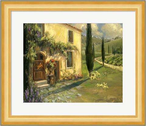 Framed Scenic Italy I Print