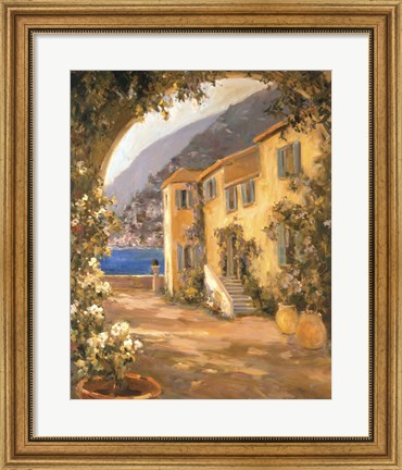Framed Scenic Italy VIII Print