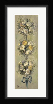Framed 2-Up Topiary Bouquet I Print