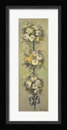 Framed 2-Up Topiary Bouquet II Print