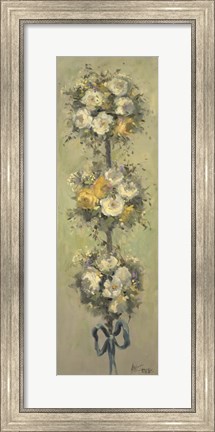 Framed 2-Up Topiary Bouquet II Print