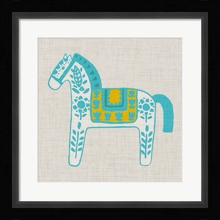 Framed Decorative Burro II Print