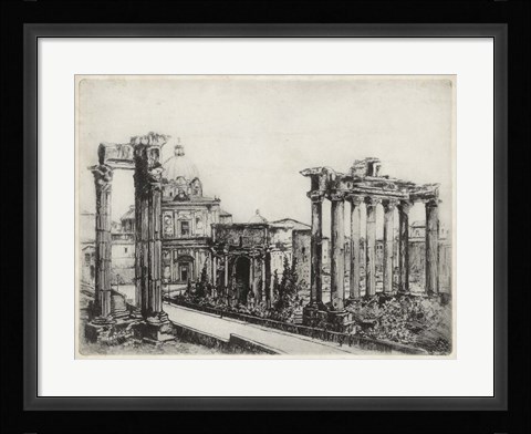 Framed Scenes in Roma Print