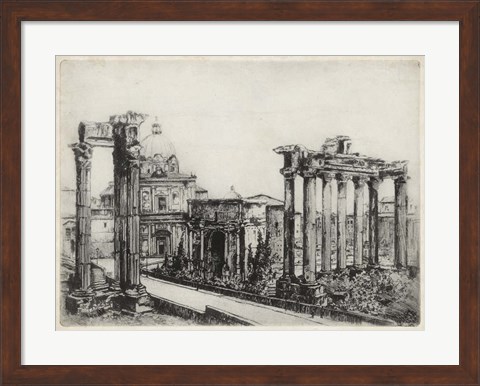 Framed Scenes in Roma Print