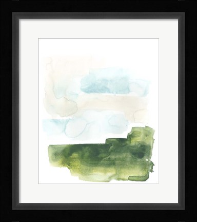 Framed Liquid Valley IV Print