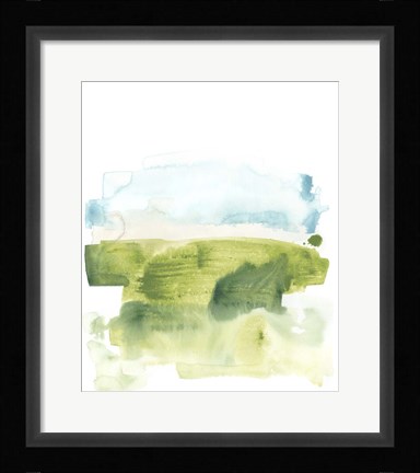 Framed Liquid Valley V Print