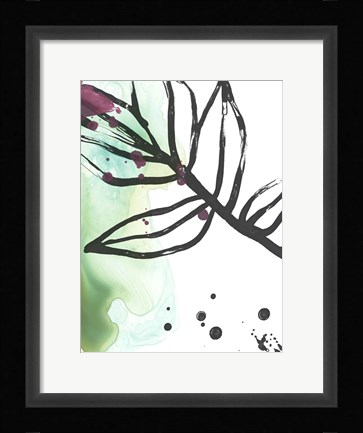 Framed Tropical Moderne I Print