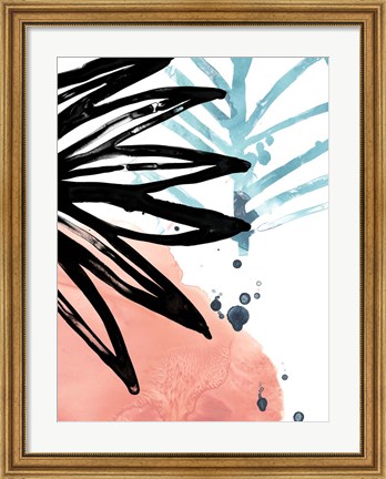 Framed Tropical Moderne VII Print