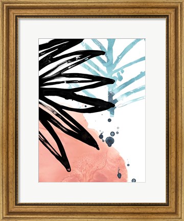 Framed Tropical Moderne VII Print