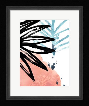 Framed Tropical Moderne VII Print