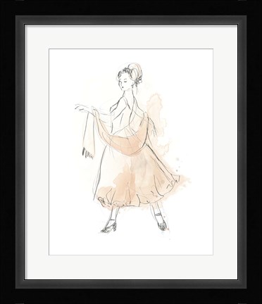 Framed Blush &amp; Grey Fashion IV Print