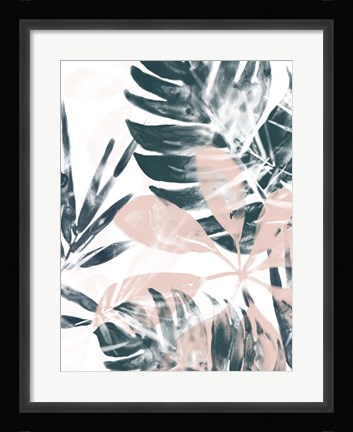 Framed Tropical Blush II Print