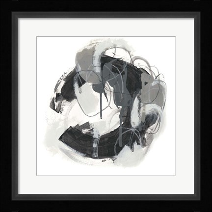 Framed Obsidian Arc I Print