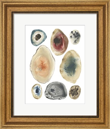 Framed Geode Collection III Print