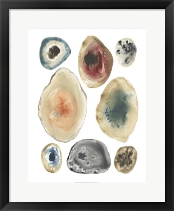 Framed Geode Collection III Print