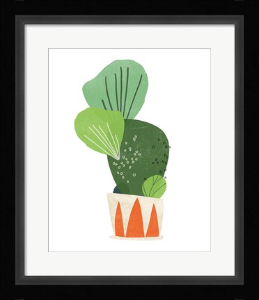 Framed Happy Plants I Print