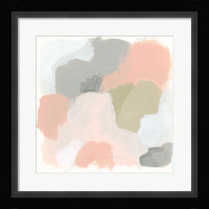 Framed Pink Cloud I Print