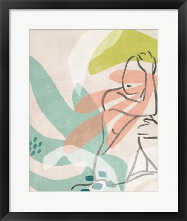Framed Tropical Nude II Print
