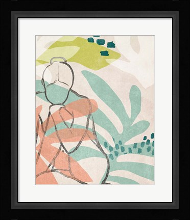 Framed Tropical Nude III Print