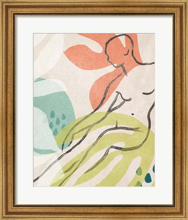 Framed Tropical Nude IV Print