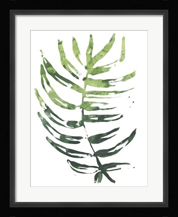 Framed Emerald Tropics IV Print