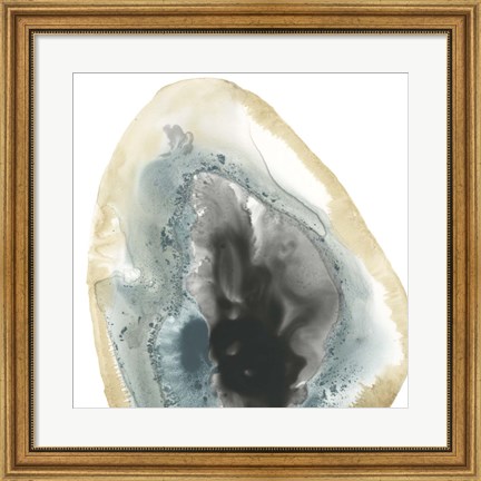 Framed Cropped Geodes III Print